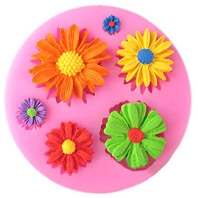 Storebuy 3D Blumen Motive DIY Silikonform Ausstechformen Muffin Torten Schokolade Keks Gelee Mini-Cupcake Silikonformen Tortedeko Torten Rand Ausstecher Storebuy 3D Blumen Motive DIY Silikonform Ausstechformen Muffin Torten Schokolade Keks Gelee Mini-Cupcake Silikonformen Tortedeko Torten Rand Ausstecher