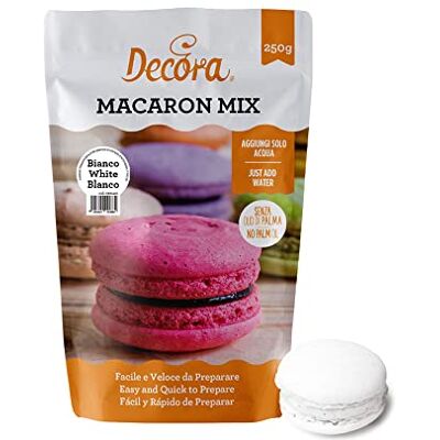 Decora 0300421 MACARONS BACKMISCHUNG WEIß 250 G Decora 0300421 MACARONS BACKMISCHUNG WEIß 250 G