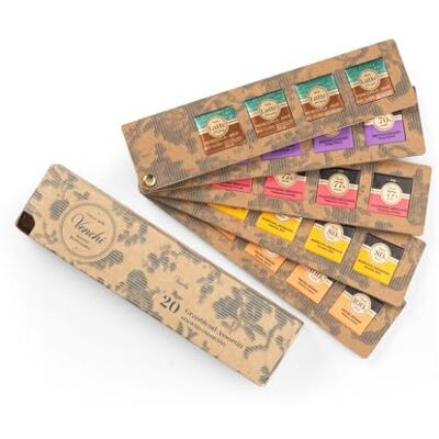 Venchi – Fächer-Geschenkbox mit 20 Assortierten Granblend-Pralinen, von Extra Dunkler bis Milchschokolade, 140 g, Glutenfrei, Ohne Farbstoffe und Ohne Konservierungsstoffe, Geschenkidee Venchi – Fächer-Geschenkbox mit 20 Assortierten Granblend-Pralinen, von Extra Dunkler bis Milchschokolade, 140 g, Glutenfrei, Ohne Farbstoffe und Ohne Konservierungsstoffe, Geschenkidee