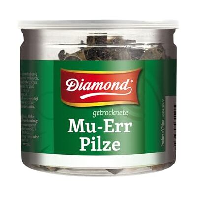 Diamond Mu Err Pilze, ganze getrocknete Pilze mit dezent erdigem Aroma für asiatische Gerichte 6 x 60 g Diamond Mu Err Pilze, ganze getrocknete Pilze mit dezent erdigem Aroma für asiatische Gerichte 6 x 60 g