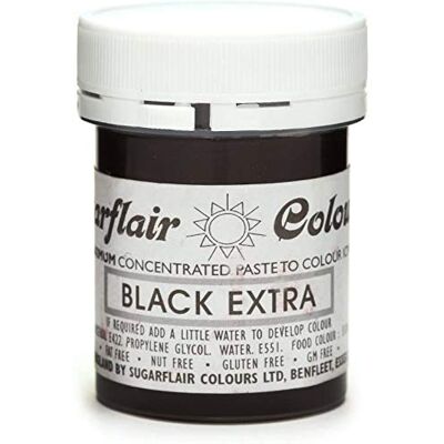 Sugarflair Colours Sugarflair 2 x maximale konzentrierte Paste Black Extra Sugarflair Colours Sugarflair 2 x maximale konzentrierte Paste Black Extra