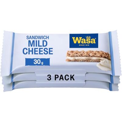 Wasa Knäckebrot Sandwich Mild Cheese Multipack, 8 x 90g Wasa Knäckebrot Sandwich Mild Cheese Multipack, 8 x 90g