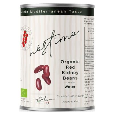 Nóstimo Rote Bio-Kidneybohnen 400 g, 12er-Pack Verzehrfertig Italian Collection Nóstimo Rote Bio-Kidneybohnen 400 g, 12er-Pack Verzehrfertig Italian Collection