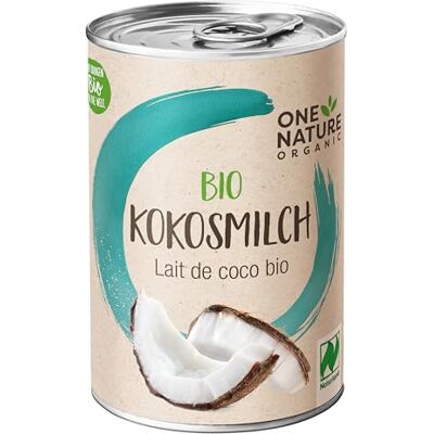 ONE NATURE organic BIO Kokosmilch, NATURLAND, 6er Pack (6 x 400 ml) ONE NATURE organic BIO Kokosmilch, NATURLAND, 6er Pack (6 x 400 ml)