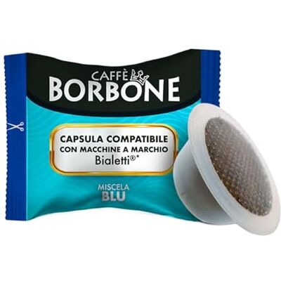 Caffè Borbone Miscela Blu - Reichhaltiger & Cremiger Kaffee - 50 Kapseln Caffè Borbone Miscela Blu - Reichhaltiger & Cremiger Kaffee - 50 Kapseln