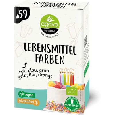 Agava Lebensmittelfarben 1 x 48 g Agava Lebensmittelfarben 1 x 48 g