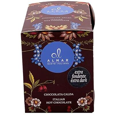Almar italienische heiße Schokolade Cortina ZARTBITTER-SCHOKOLADE (15x30 g) Einzeln Portionsbeutel, 450 g Almar italienische heiße Schokolade Cortina ZARTBITTER-SCHOKOLADE (15x30 g) Einzeln Portionsbeutel, 450 g
