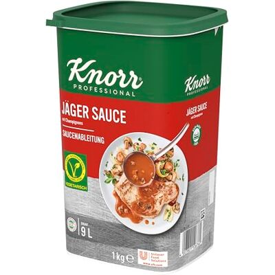 Knorr Jäger Sauce mit Champignons (braune Sauce, mittlere Bindung) 1er Pack (1 x 1 kg) Knorr Jäger Sauce mit Champignons (braune Sauce, mittlere Bindung) 1er Pack (1 x 1 kg)