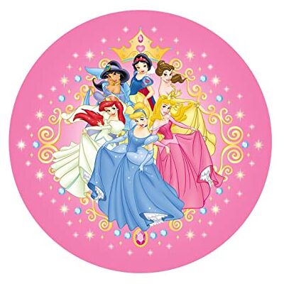 Pati-Versand Tortenaufleger Prinzessinnen pink, rund 20cm Fondantpapier PREMIUM Pati-Versand Tortenaufleger Prinzessinnen pink, rund 20cm Fondantpapier PREMIUM