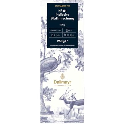 Dallmayr Schwarztee Nr. 1 Indische Blattmischung, 1er Pack (1 x 250 g) Dallmayr Schwarztee Nr. 1 Indische Blattmischung, 1er Pack (1 x 250 g)