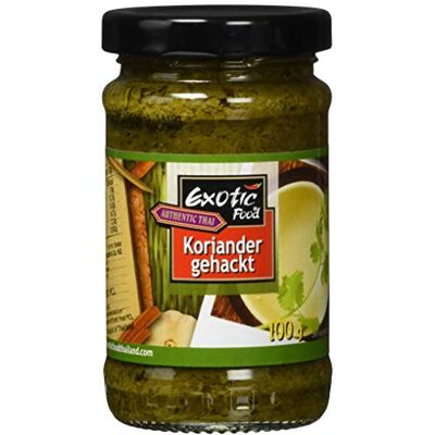 Exotic Food Koriander, gehackt, in Sojabohnenöl, 6er Pack (6 x 100 g) Exotic Food Koriander, gehackt, in Sojabohnenöl, 6er Pack (6 x 100 g)