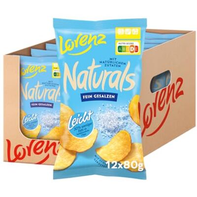 Lorenz Snack World LORENZ Naturals Leicht Fein Gesalzen 12 x 80 g vegan Lorenz Snack World LORENZ Naturals Leicht Fein Gesalzen 12 x 80 g vegan