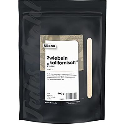 Ubena Foodservice Zwiebeln kalifornisch, granuliert 900 g im Beutel Im wiederverschließbaren Vorratsbeutel Für Großverbraucher, Restaurants und Gastronomie Ubena Foodservice Zwiebeln kalifornisch, granuliert 900 g im Beutel Im wiederverschließbaren Vorratsbeutel Für Großverbraucher, Restaurants und Gastronomie