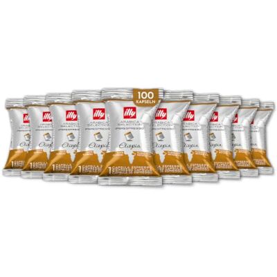 illy , Kapseln Iperespresso Arabica Selection Äthiopien, 100 Kapseln 100% Arabica mit Noten von Jasmin und Orangenblüten, Milder und Ausgewogener Geschmack, 100 Einzelportionen illy , Kapseln Iperespresso Arabica Selection Äthiopien, 100 Kapseln 100% Arabica mit Noten von Jasmin und Orangenblüten, Milder und Ausgewogener Geschmack, 100 Einzelportionen