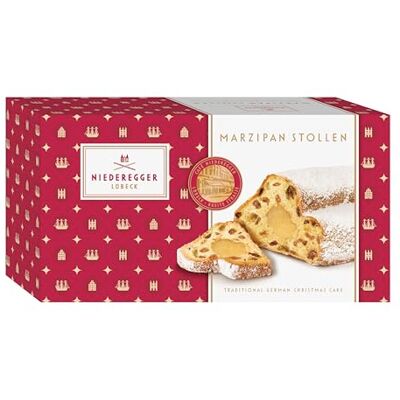 Niederegger Marzipan Stollen 1x 500g Erlesene Gebäckspezialität, veredelt mit saftigem Marzipan Ideal zum Verschenken Beliebter Stollen zur Advents- & Weihnachtszeit Niederegger Marzipan Stollen 1x 500g Erlesene Gebäckspezialität, veredelt mit saftigem Marzipan Ideal zum Verschenken Beliebter Stollen zur Advents- & Weihnachtszeit