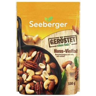 Seeberger geröstete Nuss-Vielfalt, Knackige Nussmischung (12 x 150 g) Seeberger geröstete Nuss-Vielfalt, Knackige Nussmischung (12 x 150 g)