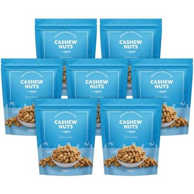 Amazon geröstete und gesalzene Cashewnüsse, 7 x 200 g Amazon geröstete und gesalzene Cashewnüsse, 7 x 200 g