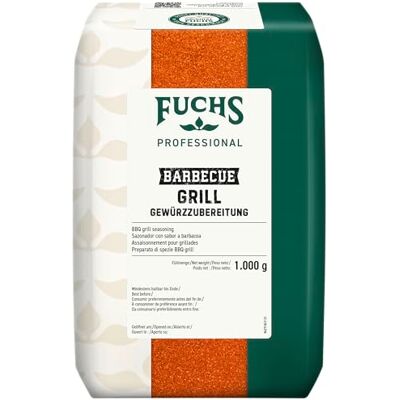 Fuchs Professional BBQ Grill-Gewürzzubereitung Würziger Geschmack für allerlei gegrilltes Fleisch Profi-Qualität für Großverbraucher 1 kg im recyclebaren Beutel Fuchs Professional BBQ Grill-Gewürzzubereitung Würziger Geschmack für allerlei gegrilltes Fleisch Profi-Qualität für Großverbraucher 1 kg im recyclebaren Beutel