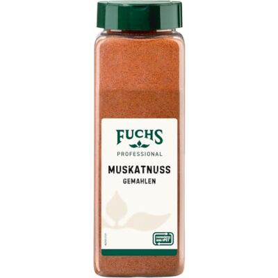 Fuchs Muskatnuss gemahlen, 1er Pack (1 x 500 g) Mit praktischem Streuaufsatz Für Großverbraucher und Gastronomie Fuchs Muskatnuss gemahlen, 1er Pack (1 x 500 g) Mit praktischem Streuaufsatz Für Großverbraucher und Gastronomie