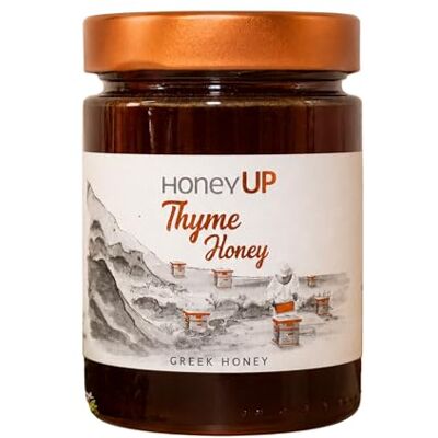 HoneyUp Griechischer Thymianhonig 450g – Rohhonig aus der Südägäis HoneyUp Griechischer Thymianhonig 450g – Rohhonig aus der Südägäis