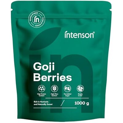 Intenson Getrocknete Gojibeeren, 1000 g, Natürlich süßes Superfood Intenson Getrocknete Gojibeeren, 1000 g, Natürlich süßes Superfood