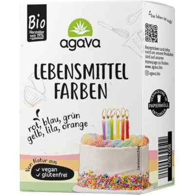 Agava Lebensmittelfarben 1 x 48 g Agava Lebensmittelfarben 1 x 48 g