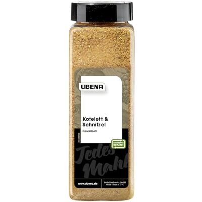 Ubena Kotelett & Schnitzel Gewürzsalz Schnitzelgewürz Fleisch-Gewürzmischung, Würz-Salz in der 800 g Vorratsdose, für leckere saftige Schnitzel, Menge: 1 Stück Ubena Kotelett & Schnitzel Gewürzsalz Schnitzelgewürz Fleisch-Gewürzmischung, Würz-Salz in der 800 g Vorratsdose, für leckere saftige Schnitzel, Menge: 1 Stück