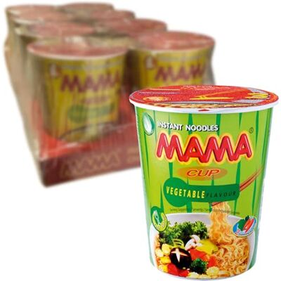 MAMA Instantnudeln Gemüse Becher Multipack (8 X 70 G) MAMA Instantnudeln Gemüse Becher Multipack (8 X 70 G)