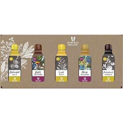 Ölmühle Solling Geschenkset Öl und Essig Renner EG-Bio 5x20ml Ölmühle Solling Geschenkset Öl und Essig Renner EG-Bio 5x20ml