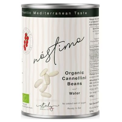 Nóstimo Bio-Cannellini-Bohnen 400 g, 12er-Pack Verzehrfertig Italian Collection Nóstimo Bio-Cannellini-Bohnen 400 g, 12er-Pack Verzehrfertig Italian Collection