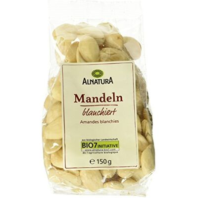 Alnatura Bio Mandeln blanchiert, 6er Pack (6 x 150 g) Alnatura Bio Mandeln blanchiert, 6er Pack (6 x 150 g)