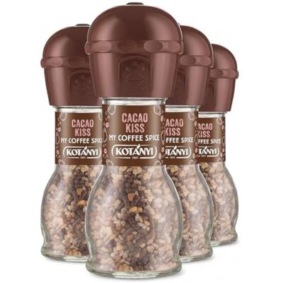 Kotanyi Cacao Kiss Kaffee Topping wundervoll schokoladig mit feinen Schokostückchen, 4er Pack (4 x 63g) Kotanyi Cacao Kiss Kaffee Topping wundervoll schokoladig mit feinen Schokostückchen, 4er Pack (4 x 63g)