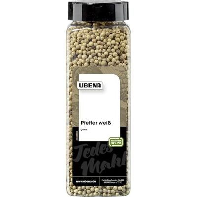 Ubena Foodservice Pfeffer weiß ganz 600 g im großen Gewürzstreuer Für Großverbraucher, Gastronomie und Restaurants Ubena Foodservice Pfeffer weiß ganz 600 g im großen Gewürzstreuer Für Großverbraucher, Gastronomie und Restaurants