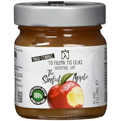 To Filema Tis Lelas Handgemachte Apfel Konfiture ohne Zucker,2x240g 100% Griechische Früchte, Vegan & Glutenfrei To Filema Tis Lelas Handgemachte Apfel Konfiture ohne Zucker,2x240g 100% Griechische Früchte, Vegan & Glutenfrei