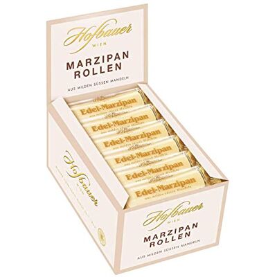 Hofbauer Wien Marzipan Rolle ungetunkt, Multipack (20 Rollen/Karton) Hofbauer Wien Marzipan Rolle ungetunkt, Multipack (20 Rollen/Karton)