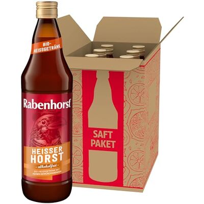 Rabenhorst Heißer Horst, 6er Pack (6 x 700 ml) Alkoholfreies Bio-Heißgetränk mit natürlichem Vitamin C Rabenhorst Heißer Horst, 6er Pack (6 x 700 ml) Alkoholfreies Bio-Heißgetränk mit natürlichem Vitamin C