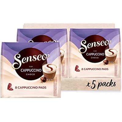Senseo Pads Cappuccino Choco, 5 x 8 Getränke, 40 Kaffeepads Senseo Pads Cappuccino Choco, 5 x 8 Getränke, 40 Kaffeepads