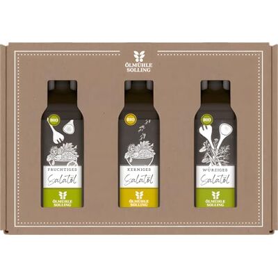 Ölmühle Solling Geschenkset Probierset, Bio Salatöl, 3x100ml (1) Ölmühle Solling Geschenkset Probierset, Bio Salatöl, 3x100ml (1)