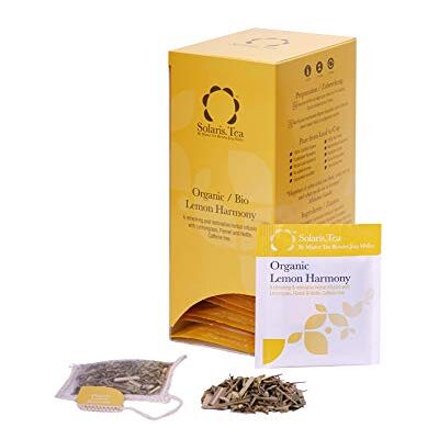 Solaris Bio Lemon Harmony Kräutertee, 40 genähte Seidenteebeutel, 60 g Solaris Bio Lemon Harmony Kräutertee, 40 genähte Seidenteebeutel, 60 g