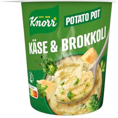 Knorr Käse & Brokkoli Potato Pot, leckeres Kartoffelgericht 50 g Knorr Käse & Brokkoli Potato Pot, leckeres Kartoffelgericht 50 g