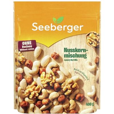 Seeberger Nusskernmischung, Pure Nuss-Mischung, ungeröstet (7 x 400 g) Seeberger Nusskernmischung, Pure Nuss-Mischung, ungeröstet (7 x 400 g)