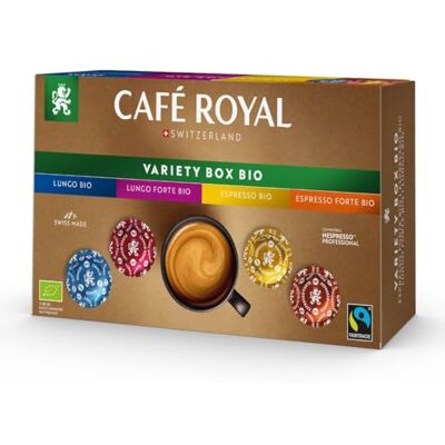 Café Royal Professional Variety Box Bio 40 Pads Nespresso® Pro kompatibel Café Royal Professional Variety Box Bio 40 Pads Nespresso® Pro kompatibel