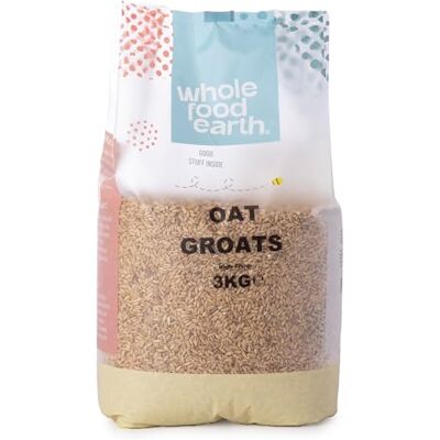 Wholefood Earth Oat Groats 3 kg GMO Free Natural High Fibre Wholefood Earth Oat Groats 3 kg GMO Free Natural High Fibre