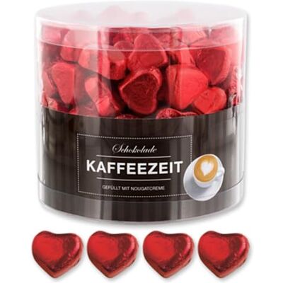 Günthart 150 Stück rote Schokoladen Herzen mit Nougatfüllung Nougatcreme Kaffeezeit Schokoladenherzen rot San Marino, Give away rote Herzen aus Schokolade Kaffeezeit (1,2 kg) Günthart 150 Stück rote Schokoladen Herzen mit Nougatfüllung Nougatcreme Kaffeezeit Schokoladenherzen rot San Marino, Give away rote Herzen aus Schokolade Kaffeezeit (1,2 kg)