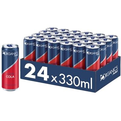 Red Bull The ORGANICS by Simply Cola Bio Getränk, koffeinhaltige Cola, 100% natürliche Zutaten, 330 ml, 24-Pack Red Bull The ORGANICS by Simply Cola Bio Getränk, koffeinhaltige Cola, 100% natürliche Zutaten, 330 ml, 24-Pack