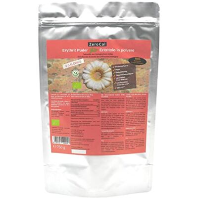 ZeroCal - Dalia ZeroCal Dalia Bio Erythrit in Puderform, kalorienfreier Puderzuckerersatz, vegane & zahnfreundliche Alternative zum Kochen & Backen, 750 g ZeroCal - Dalia ZeroCal Dalia Bio Erythrit in Puderform, kalorienfreier Puderzuckerersatz, vegane & zahnfreundliche Alternative zum Kochen & Backen, 750 g