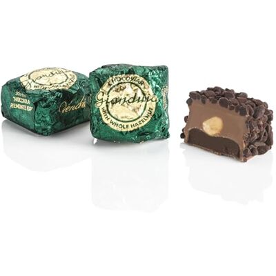 Venchi – Chocoviar Gianduia, Pralinen im 1-kg-Beutel, Gianduia-Schokolade mit ausschließlich "Piemont-Haselnüss", Glutenfrei, Ohne Farbstoffe und Ohne Konservierungsstoffe Venchi – Chocoviar Gianduia, Pralinen im 1-kg-Beutel, Gianduia-Schokolade mit ausschließlich "Piemont-Haselnüss", Glutenfrei, Ohne Farbstoffe und Ohne Konservierungsstoffe