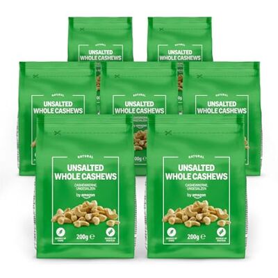 Amazon by Cashewkerne Ungesalzen- 200g, 7 Stück Amazon by Cashewkerne Ungesalzen- 200g, 7 Stück