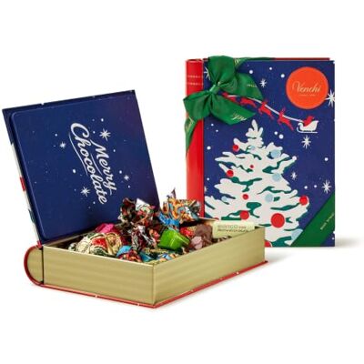 Venchi , Maxi Buch-Dose Weihnachten, 22 Pralinen, Glutenfrei, 329 g Venchi , Maxi Buch-Dose Weihnachten, 22 Pralinen, Glutenfrei, 329 g