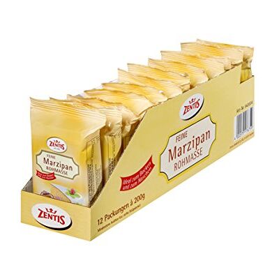 Zentis Feine Marzipan Rohmasse, 12er Pack (12 x 200 g Packung) Zentis Feine Marzipan Rohmasse, 12er Pack (12 x 200 g Packung)